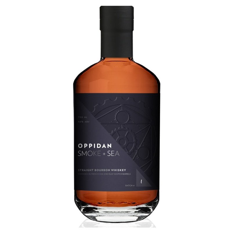 Oppidan Smoke + Sea Straight Bourbon Whiskey - ForWhiskeyLovers.com