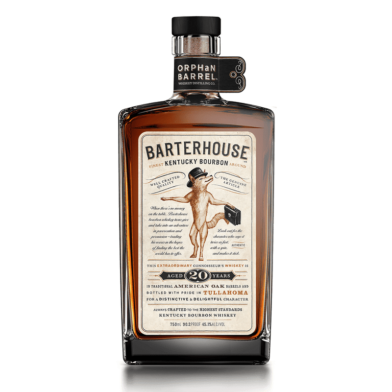 Orphan Barrel Barterhouse 20 Year Old Kentucky Bourbon Whiskey - ForWhiskeyLovers.com