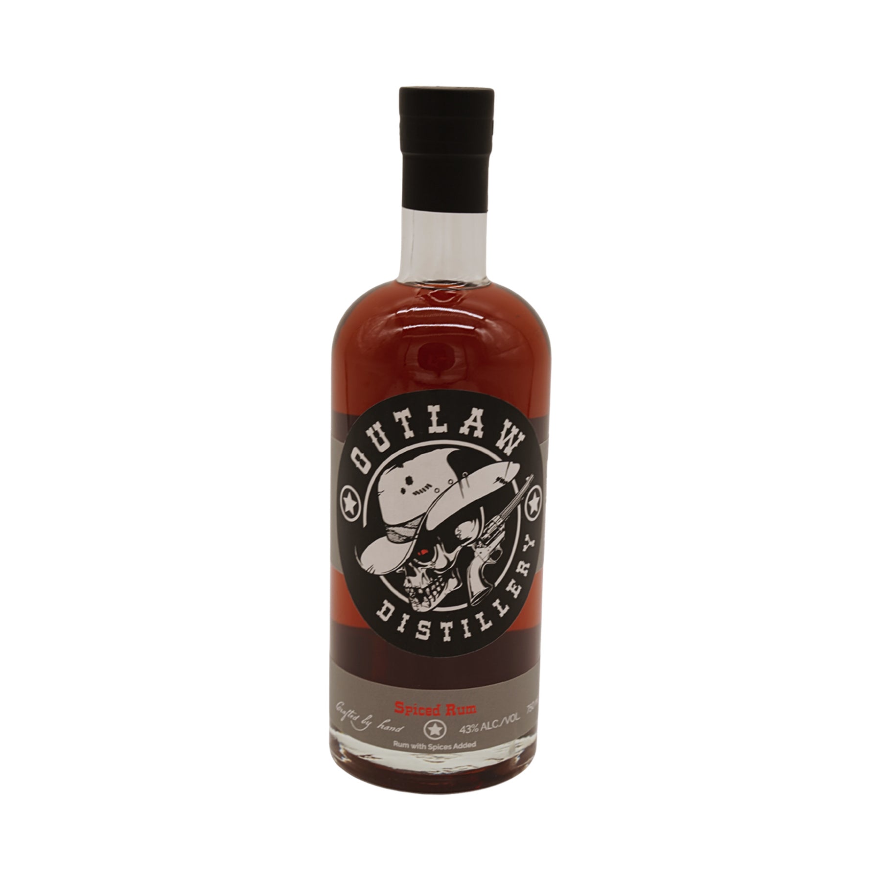 Outlaw Distillery Spiced Rum 750ml - ForWhiskeyLovers.com