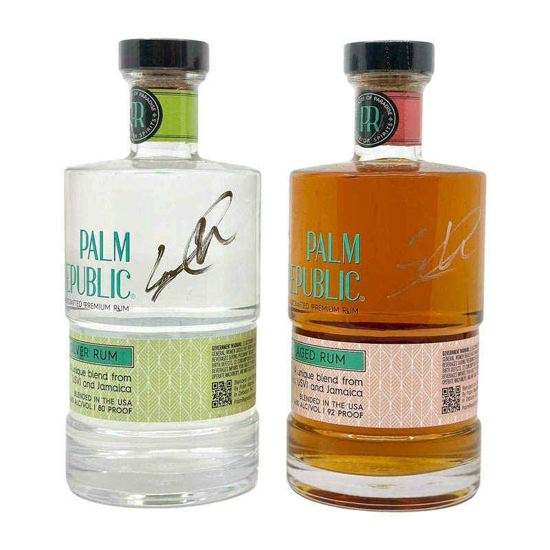 Palm Republic 'White & Aged Rum Bundle' Signed by Eric Winter - ForWhiskeyLovers.com