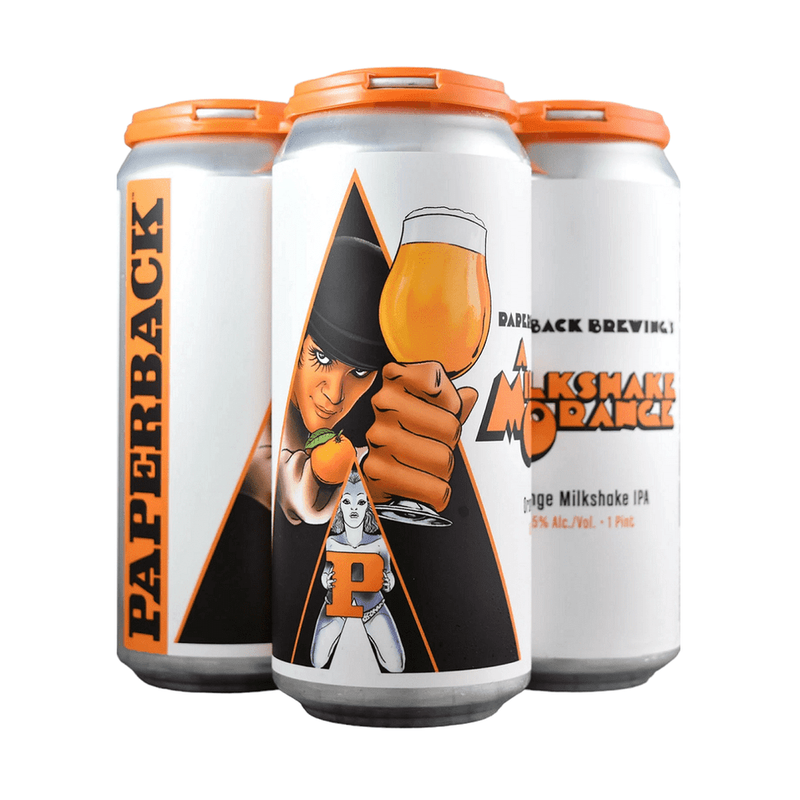 Paperback Brewing Co. A Milkshake Orange IPA Beer 4-Pack - ForWhiskeyLovers.com