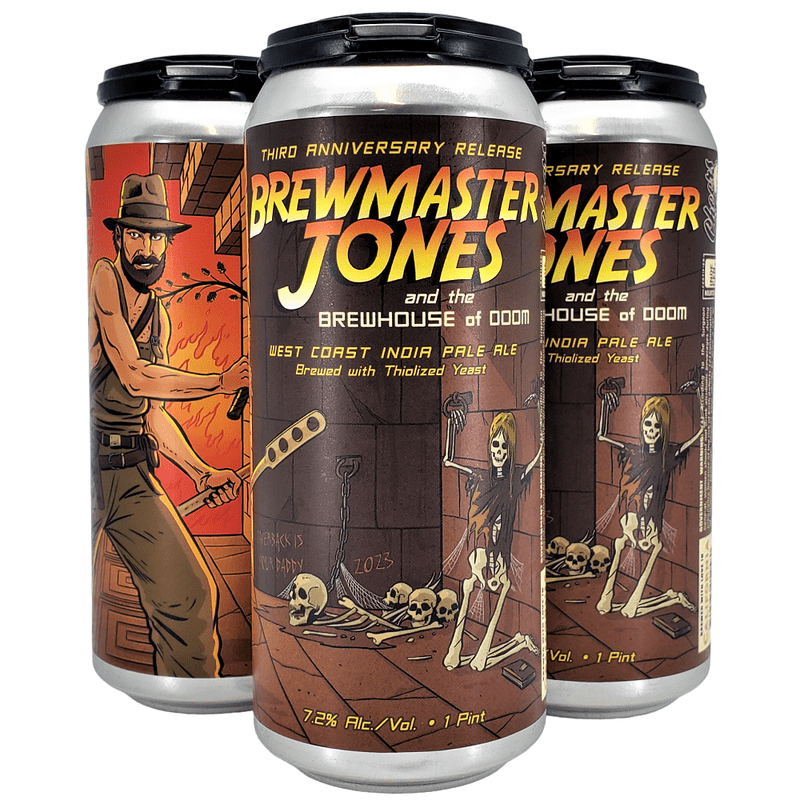 Paperback Brewing Co. Brewmaster Jones West Coast IPA Beer 4-Pack - ForWhiskeyLovers.com