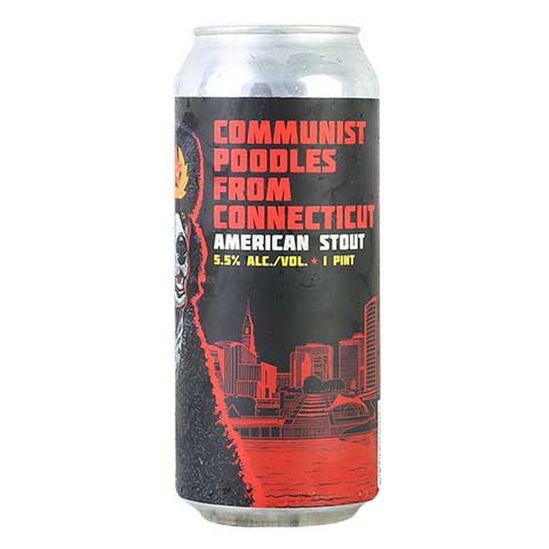 Paperback Brewing Co. Communist Poodles from Connecticut American Stout Beer Single Can - ForWhiskeyLovers.com