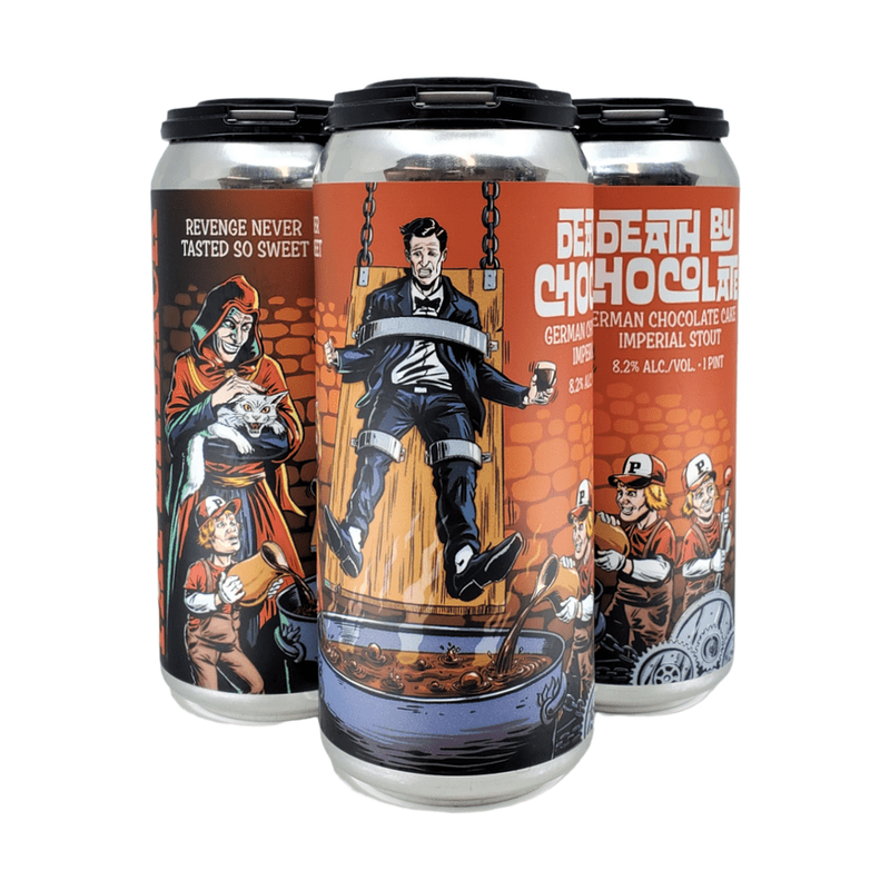 Paperback Brewing Co. Death by Chocolate Imperial Stout Beer 4-Pack - ForWhiskeyLovers.com