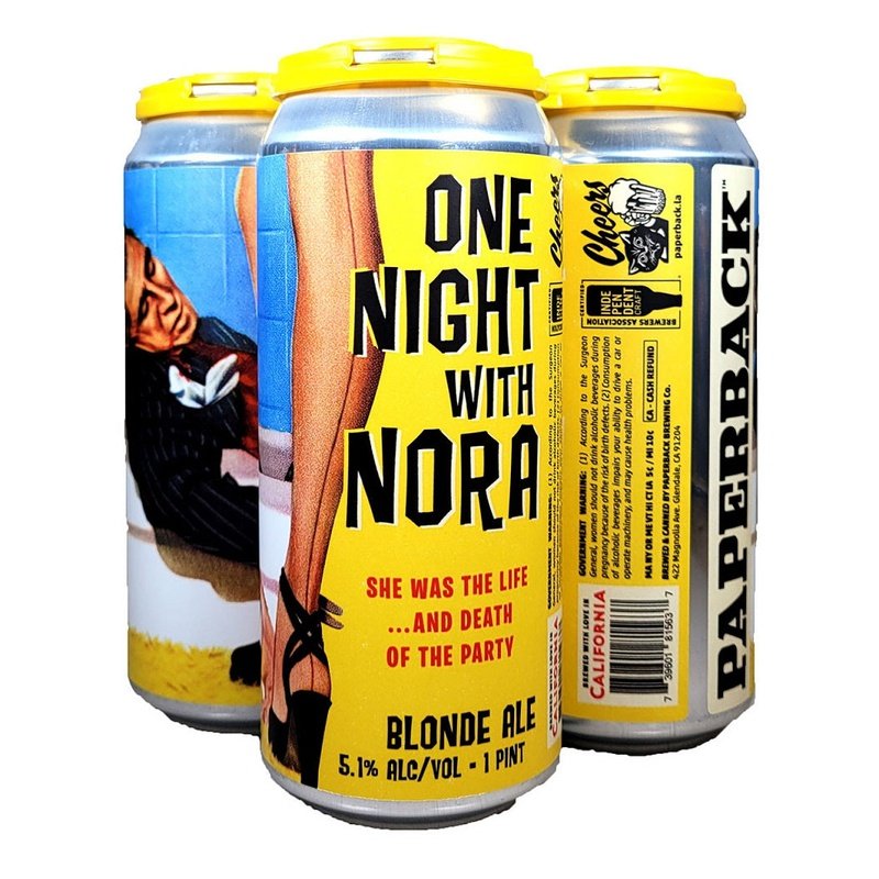 Paperback Brewing Co. One Night with Nora Blonde Ale Beer 4-Pack - ForWhiskeyLovers.com