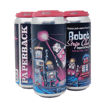 Paperback Brewing Co. 'Robot Strip Club' Hazy TIPA 4-Pack - ForWhiskeyLovers.com