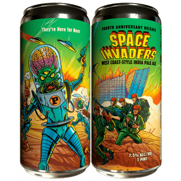 Paperback Brewing Co. 'Space Invaders Anniversary Ale' West Coast IPA 4-Pack - ForWhiskeyLovers.com