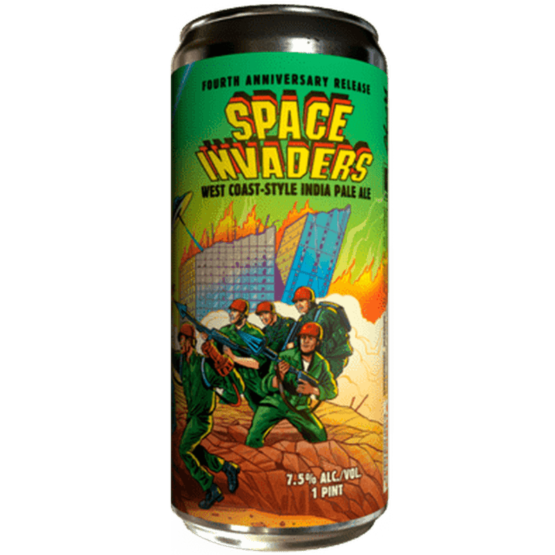 Paperback Brewing Co. 'Space Invaders Anniversary Ale' West Coast IPA Single Can - ForWhiskeyLovers.com