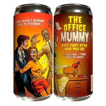 Paperback Brewing Co. The Office Mummy West Coast IPA Beer 4-Pack - ForWhiskeyLovers.com