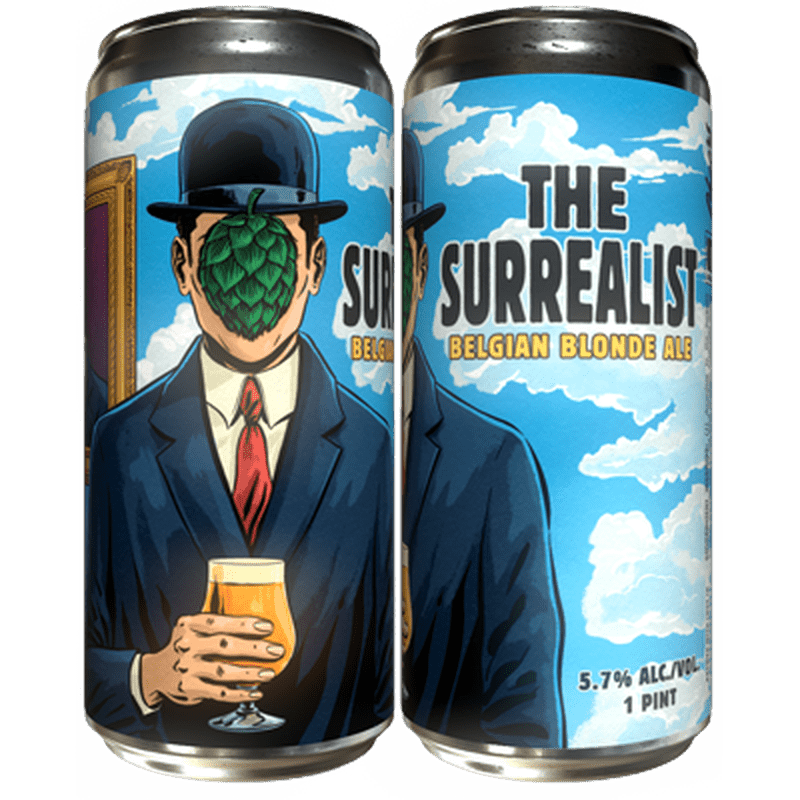 Paperback Brewing Co. 'The Surrealist Blonde' Belgian Blonde 4-Pack - ForWhiskeyLovers.com