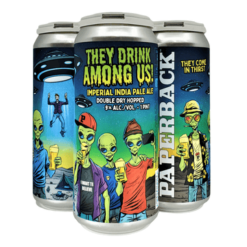 Paperback Brewing Co. They Drink Among Us! Imperial IPA Beer 4-Pack - ForWhiskeyLovers.com