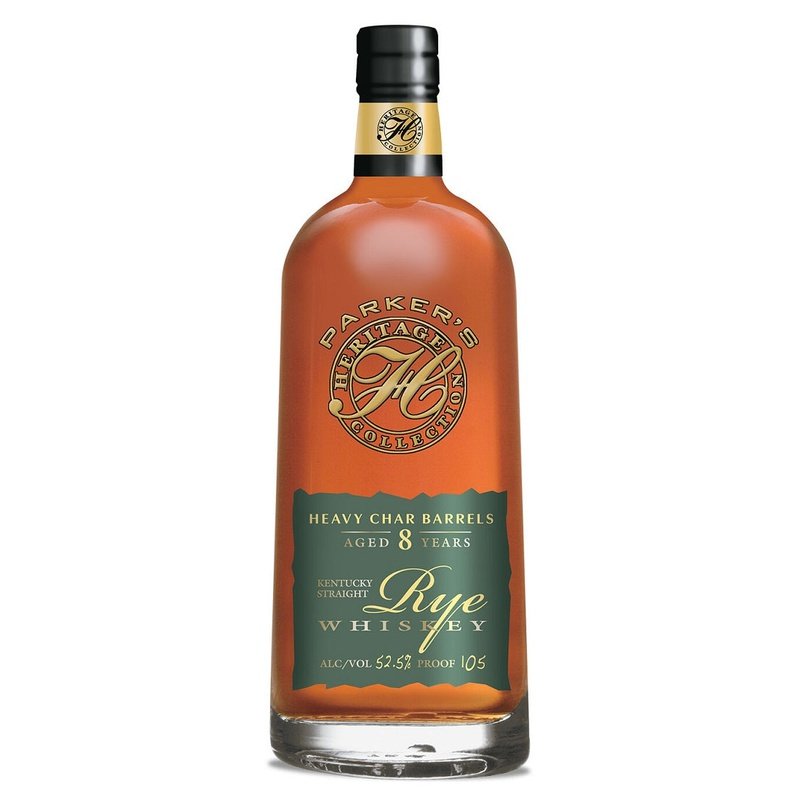 Parker?s Heritage Collection 8 Years Old Heavy Char Barrels Kentucky Straight Rye Whiskey - ForWhiskeyLovers.com