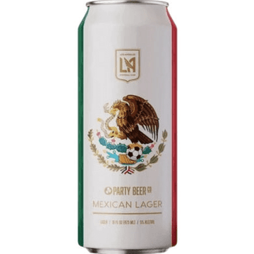 Party Beer Co. LAFC Mexican Lager Beer Single Can - ForWhiskeyLovers.com