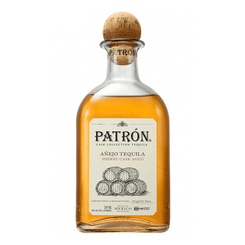 Patrón Cask Collection Sherry Cask Aged Anejo Tequila - ForWhiskeyLovers.com