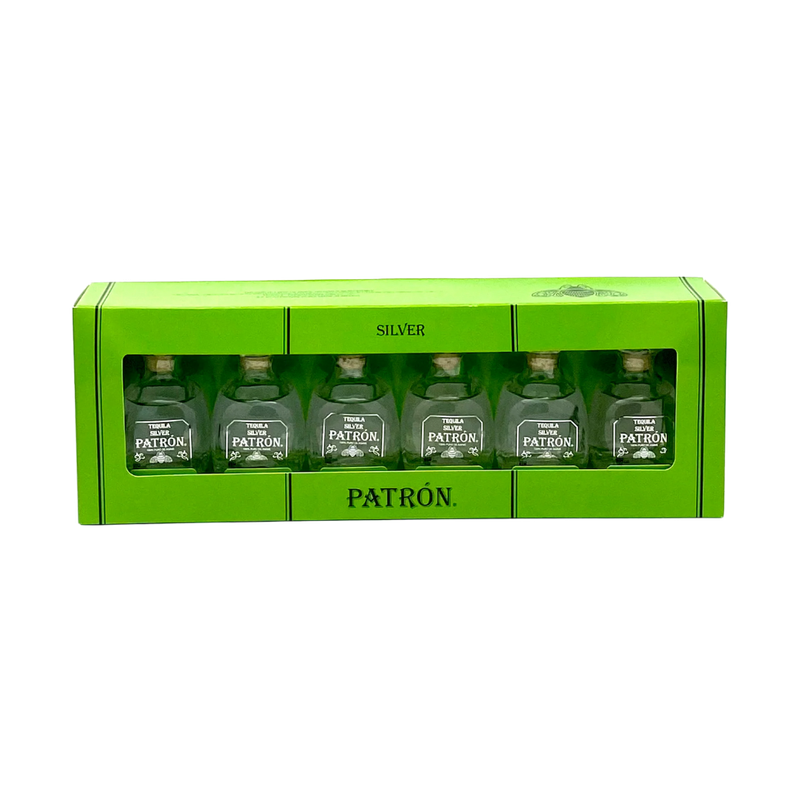 Patrón Silver Tequila 6-Pack 50ml - ForWhiskeyLovers.com