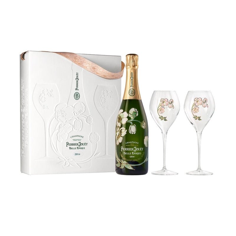 Perrier-Jouet Belle Epoque Brut Champagne 2014 Gift Set - ForWhiskeyLovers.com