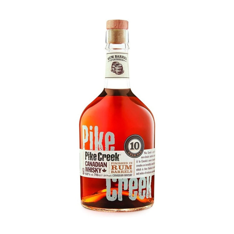 Pike Creek 10 YO Canadian Whisky Finished In Rum Barrels 750ml - ForWhiskeyLovers.com