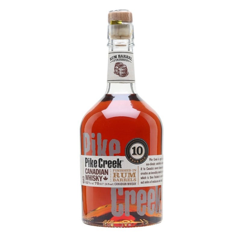 Pike Creek 10 Year Old Rum Barrel Finished Canadian Whisky - ForWhiskeyLovers.com
