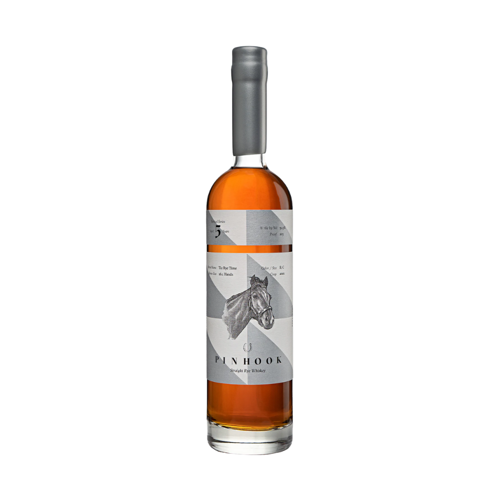 Pinhook Straight Rye Whiskey Tiz Rye Time 5 year 750 ml - ForWhiskeyLovers.com