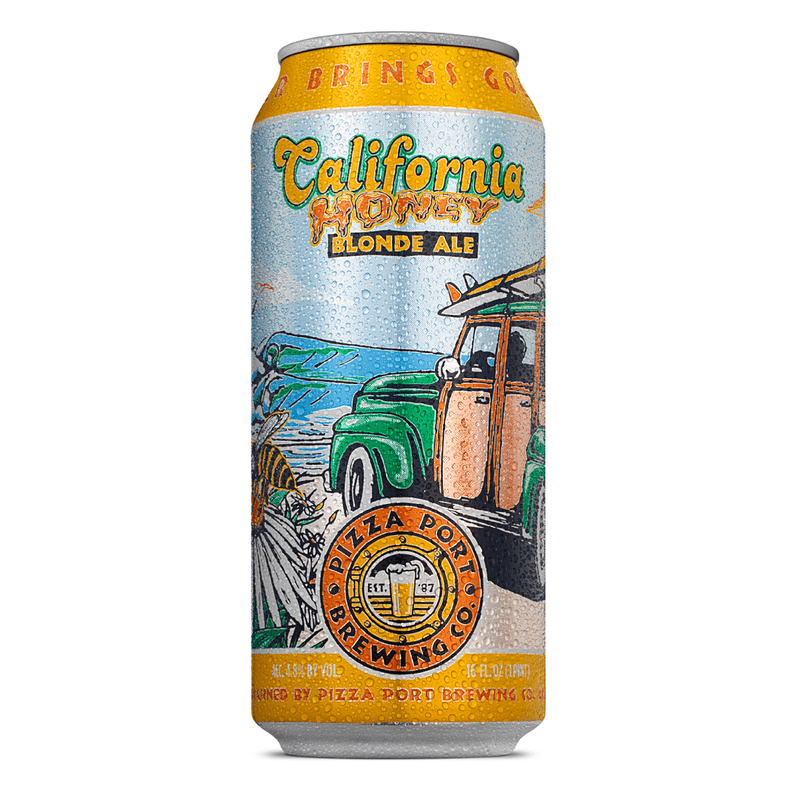 Pizza Port Brewing Co. 'California Honey' Blonde Ale Beer 6-Pack - ForWhiskeyLovers.com