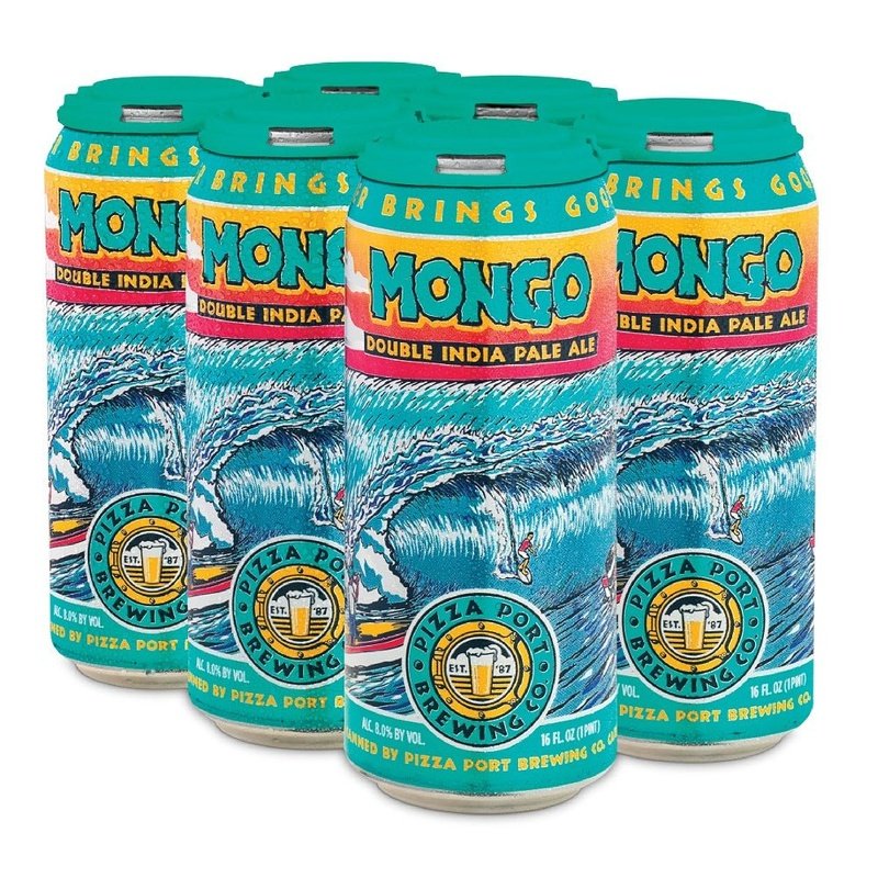 Pizza Port Brewing Co. 'Mongo' Double IPA Beer 6-Pack - ForWhiskeyLovers.com