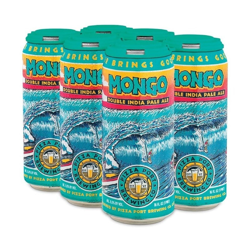 Pizza Port Brewing Co. 'Mongo' Double IPA Beer 6-Pack - ForWhiskeyLovers.com