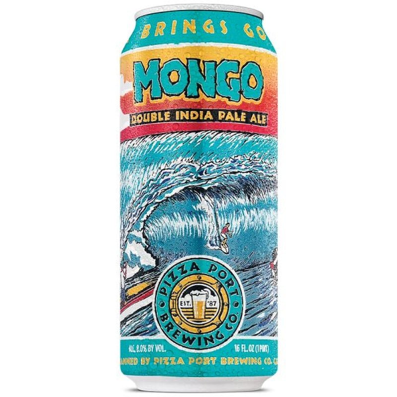 Pizza Port Brewing Co. 'Mongo' Double IPA Beer Single Can - ForWhiskeyLovers.com