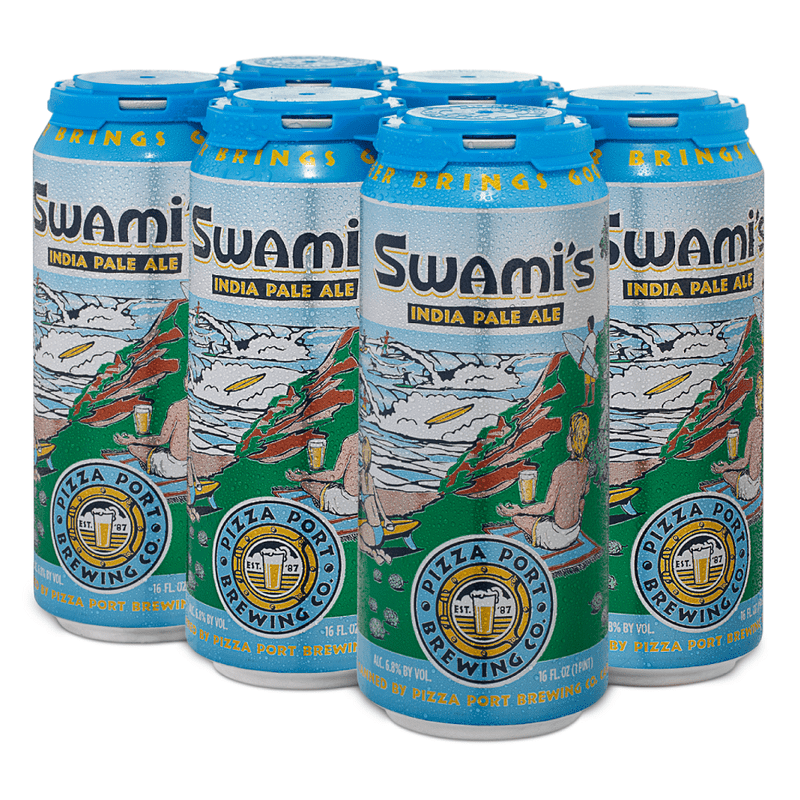 Pizza Port Brewing Co. 'Swami's' IPA Beer 6-Pack - ForWhiskeyLovers.com