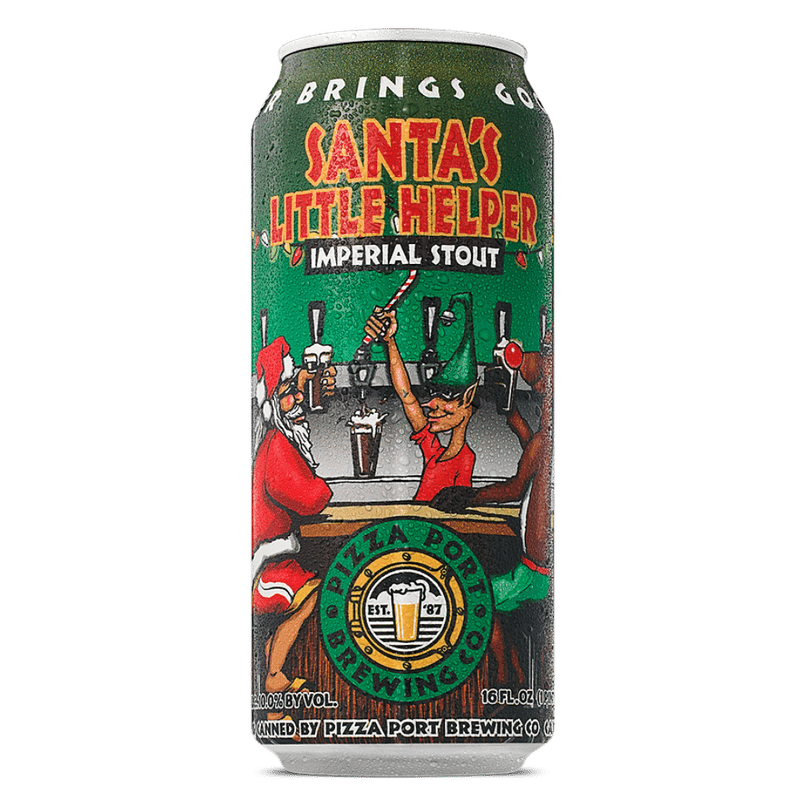 Pizza Port Santa's Little Helper Imperial Stout 4-pack Cans - ForWhiskeyLovers.com