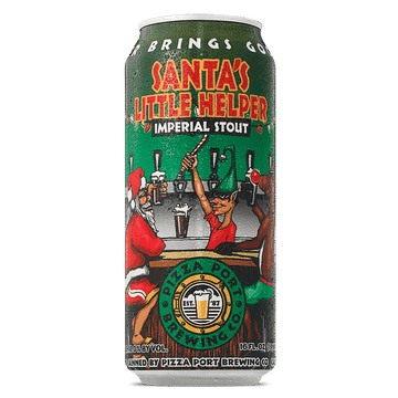 Pizza Port Santa's Little Helper Imperial Stout Single Can - ForWhiskeyLovers.com