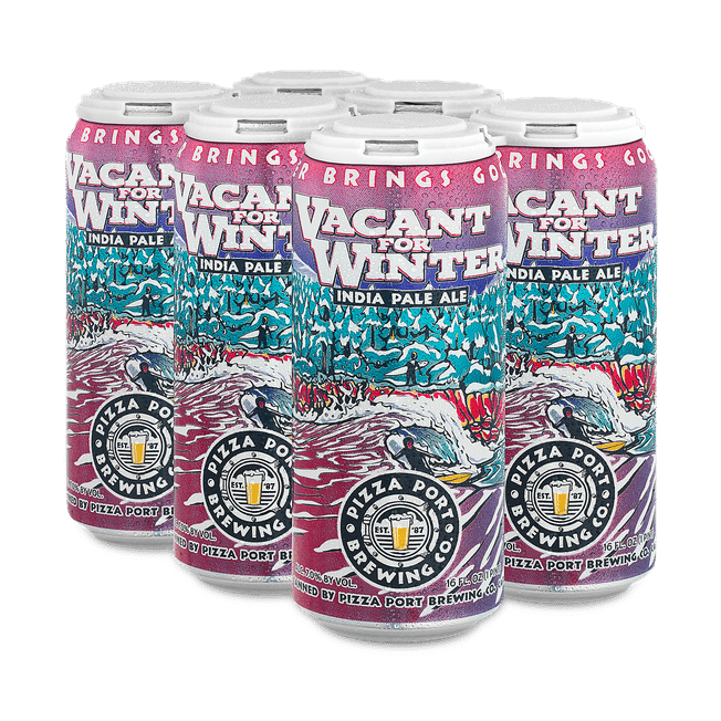 Pizza Port ‘Vacant for Winter’ IPA 6-Pack - ForWhiskeyLovers.com