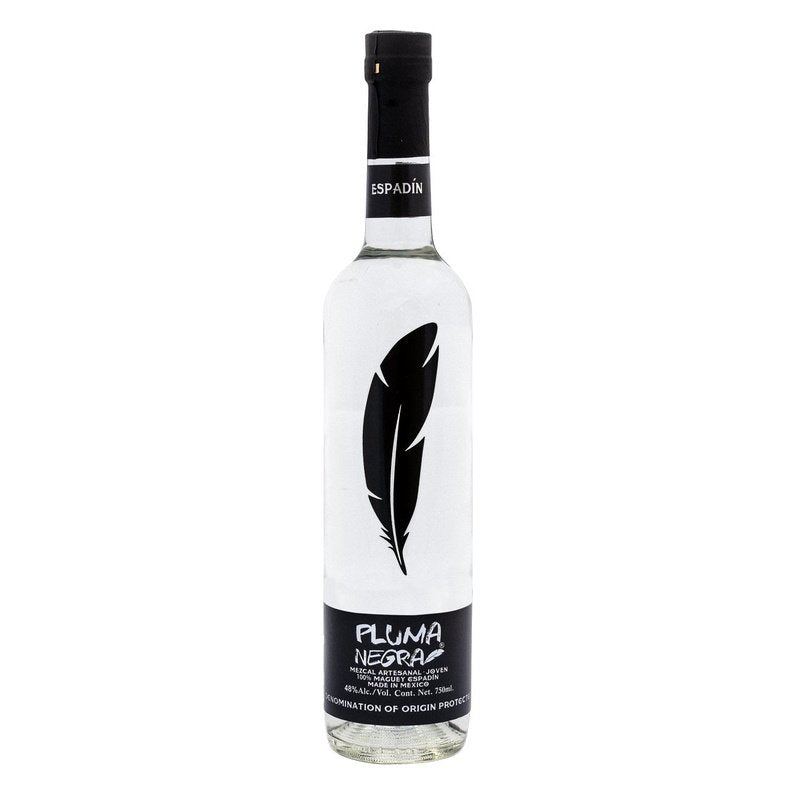 Pluma Negra 48 Espadín Mezcal Black Label - ForWhiskeyLovers.com