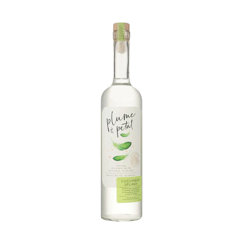 Plume & Petal Cucumber Splash Vodka - ForWhiskeyLovers.com