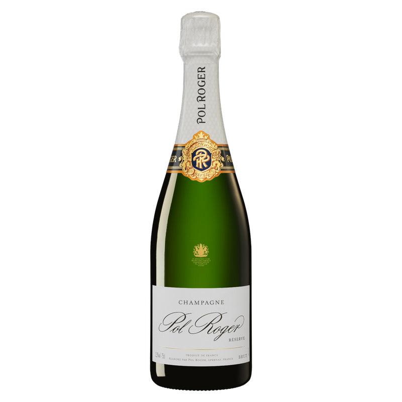 Pol Roger Brut Réserve Champagne 750 mL - ForWhiskeyLovers.com