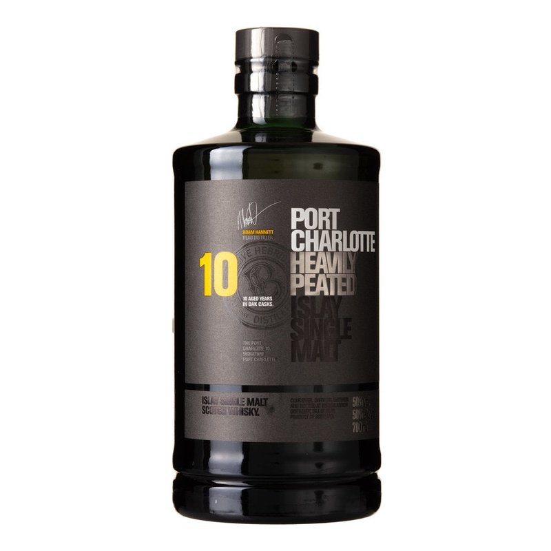 Port Charlotte Scottish Barley Heavily Peated 10 Year Old Islay Single Malt 750mL - ForWhiskeyLovers.com