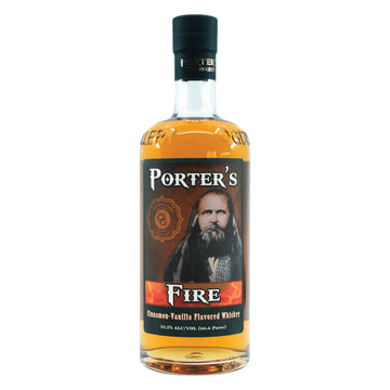 Porter's Fire Cinnamon-Vanilla Flavored Whiskey 750ml - ForWhiskeyLovers.com