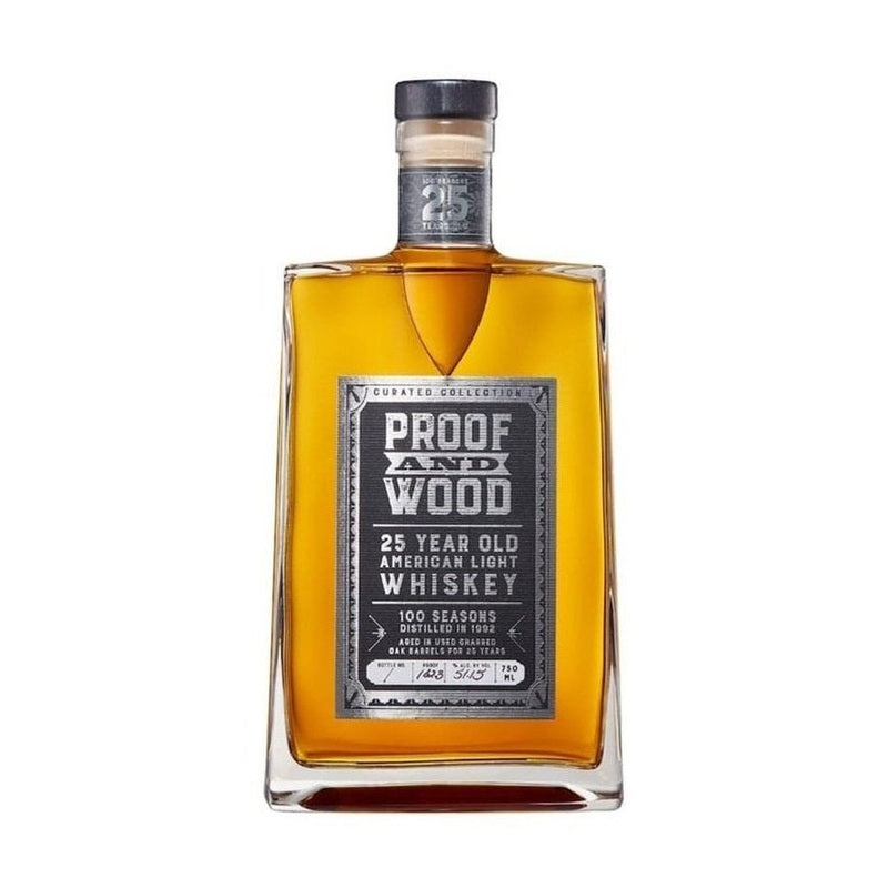 Proof & Wood 100 Seasons 25 Year Old American Light Whiskey - ForWhiskeyLovers.com