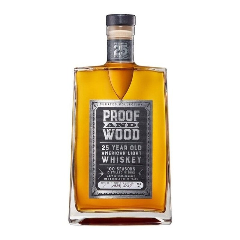 Proof & Wood 100 Seasons 25 Year Old American Light Whiskey - ForWhiskeyLovers.com