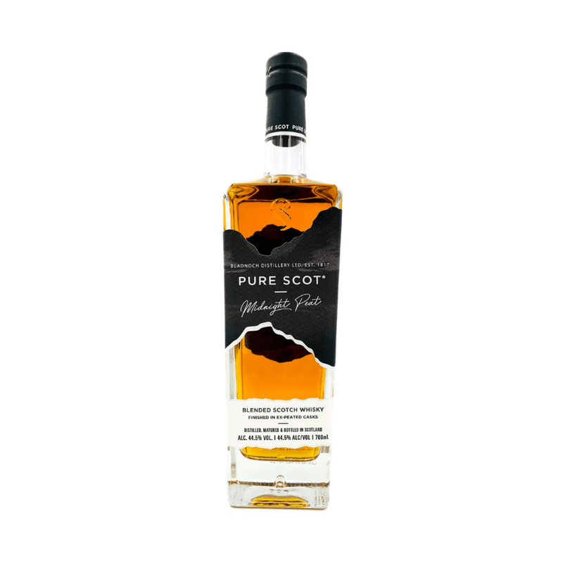 Pure Scot Midnight Peat Blended Scotch Whisky - ForWhiskeyLovers.com