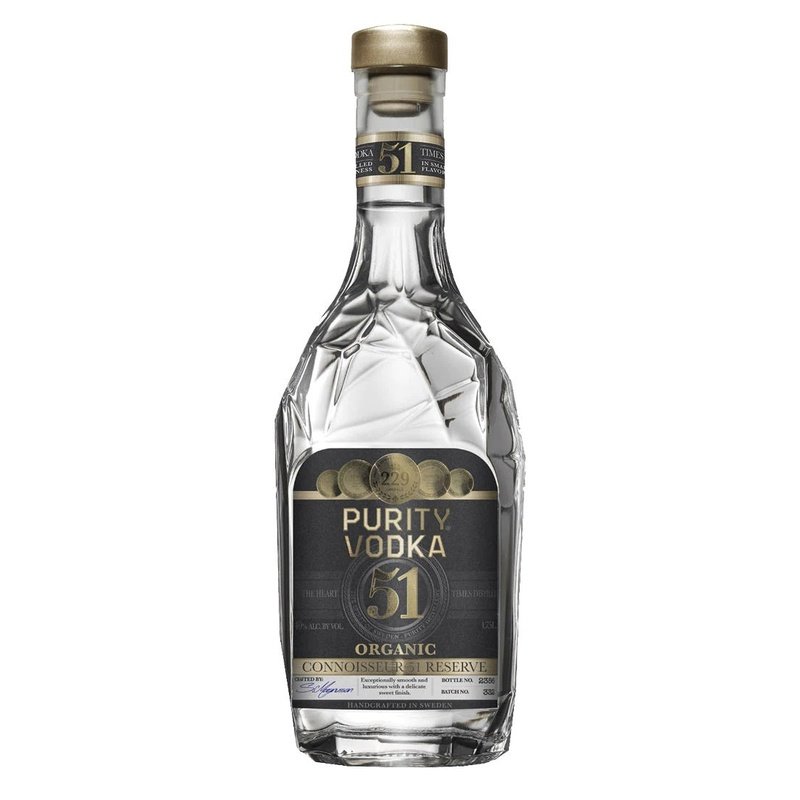 Purity Connoisseur 51 Reserve Organic Vodka - ForWhiskeyLovers.com