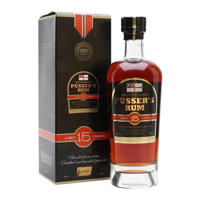 Pusser's 15 Year Old British Navy Rum - ForWhiskeyLovers.com