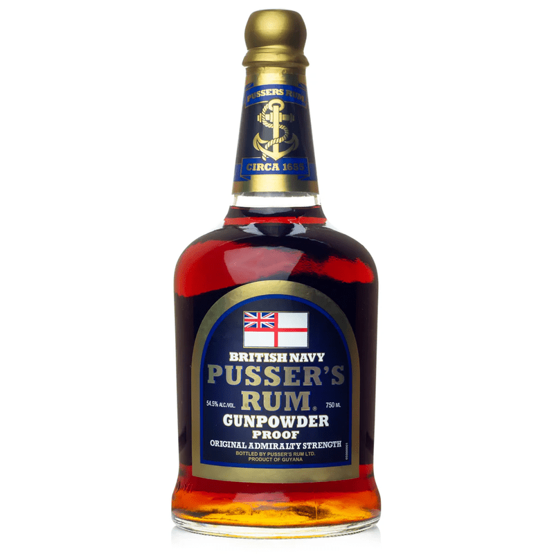 Pusser's British Navy Gunpowder Proof Rum - ForWhiskeyLovers.com