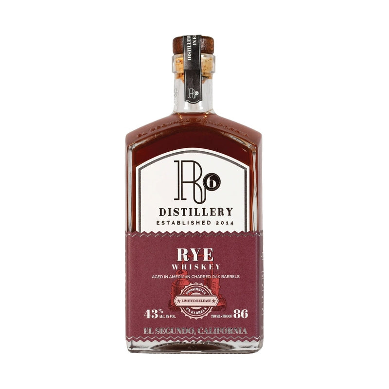 R6 Distillery PX Barrel-Finished 4 Year Straight Rye Whiskey - ForWhiskeyLovers.com