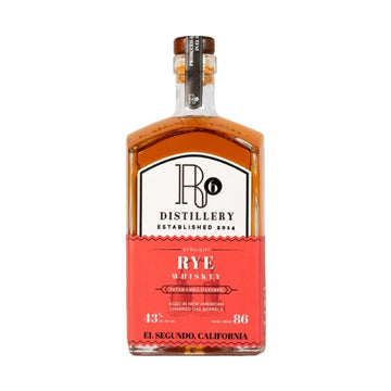 R6 Distillery Straight Rye Whiskey 4 Year - ForWhiskeyLovers.com