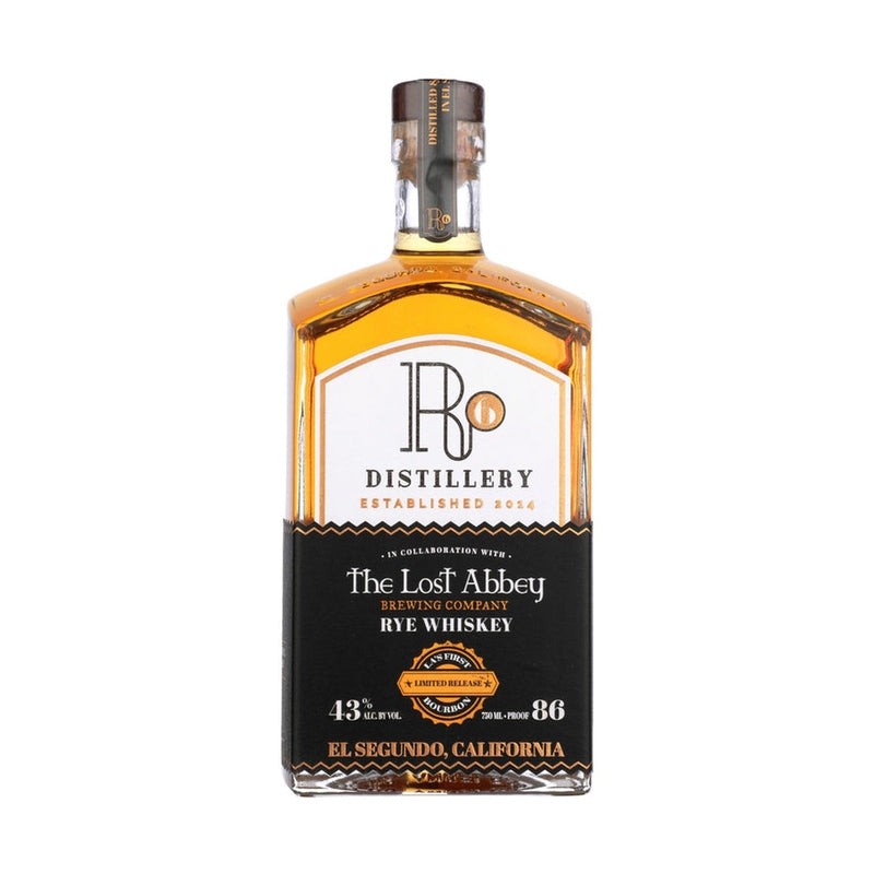 R6 Distillery The Lost Abbey Rye Whiskey Limited Release - ForWhiskeyLovers.com