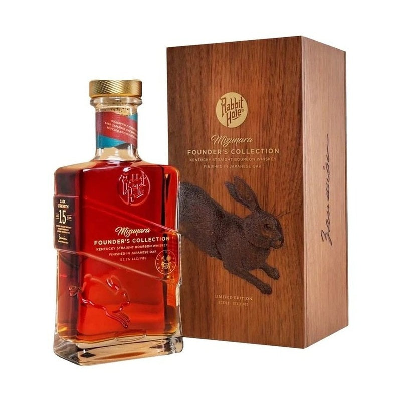 Rabbit Hole 15 Year Old Mizunara Founder?s Collection Kentucky Straight Bourbon Whiskey - ForWhiskeyLovers.com