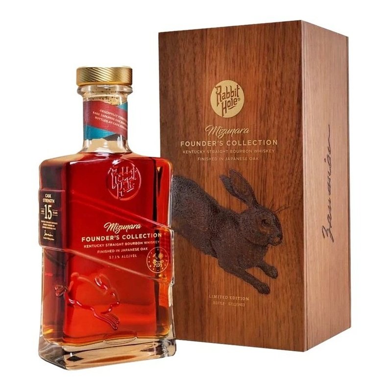Rabbit Hole 15 Year Old Mizunara Founder’s Collection Kentucky Straight Bourbon Whiskey - ForWhiskeyLovers.com