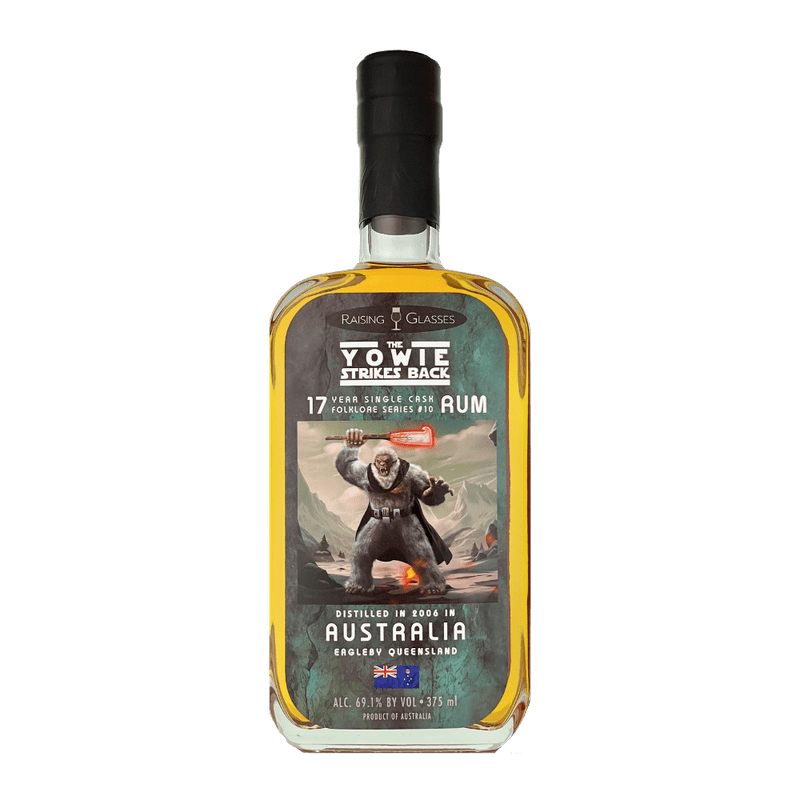 Raising Glasses Yowie Strikes Back 17 Year Beenleigh Australian Single Cask Rum - ForWhiskeyLovers.com