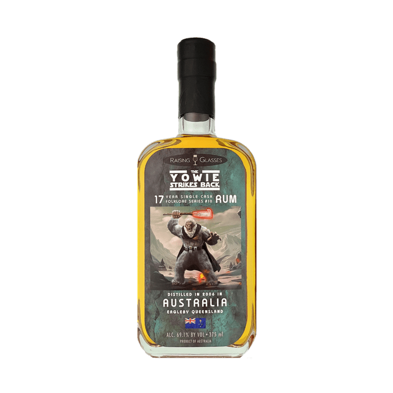 Raising Glasses Yowie Strikes Back 17 Year Beenleigh Australian Single Cask Rum - ForWhiskeyLovers.com