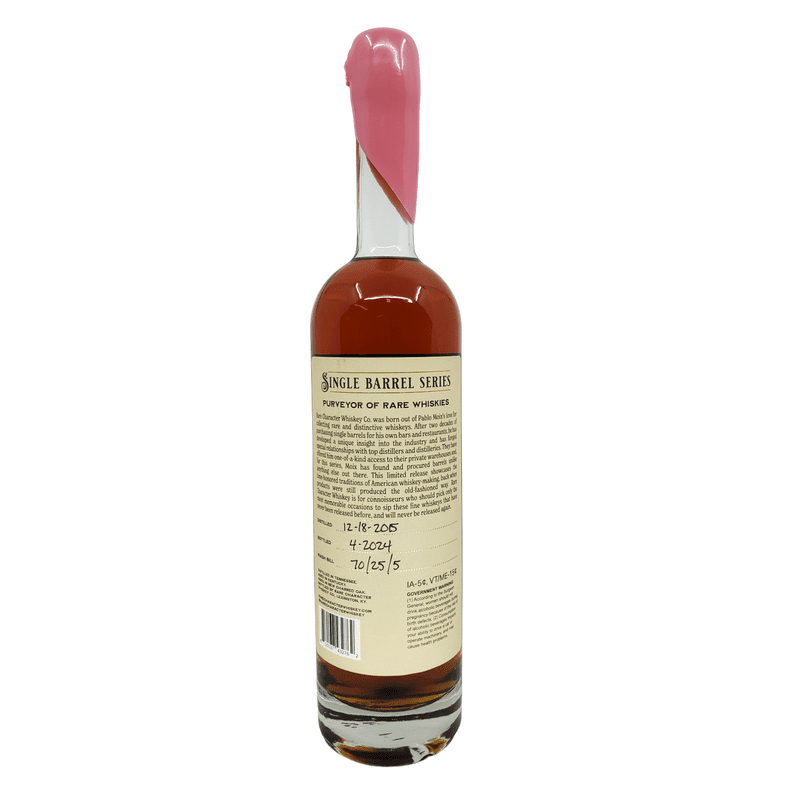 Rare Character 'Classified' Single Barrel 8 Year Straight Rye Whiskey - ForWhiskeyLovers.com